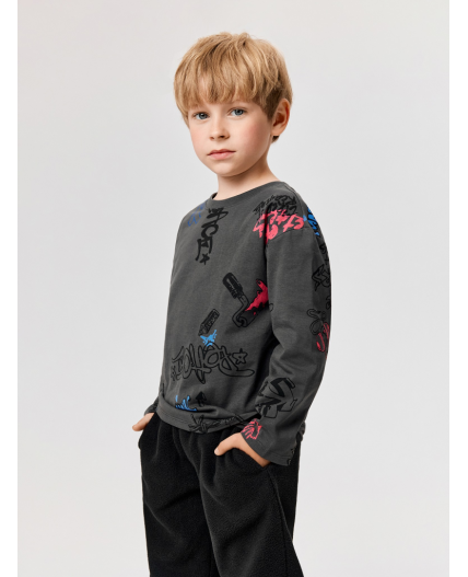 Джемпер детский для мальчиков Limburger пепельно-серый