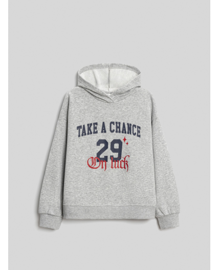 Джемпер детский для девочек Miranda серый меланж