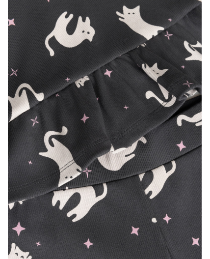 Комплект детский для девочек ((1)джемпер и (2)брюки) Talita графитовый