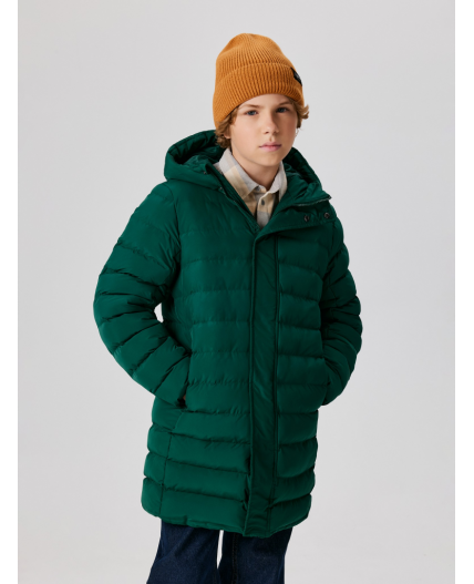 Пальто детское для мальчиков Amika изумрудный