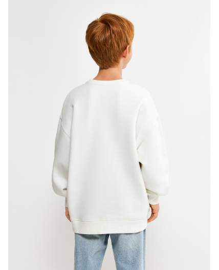 Джемпер детский для мальчиков Coconut_sw_b молочный