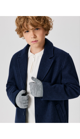 Перчатки детские Corvine серый меланж