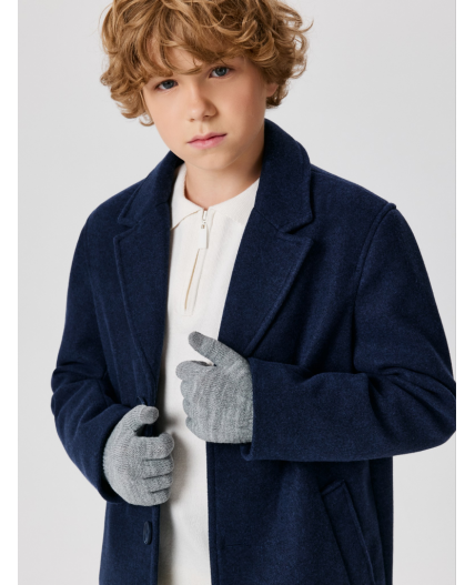 Перчатки детские Corvine серый меланж