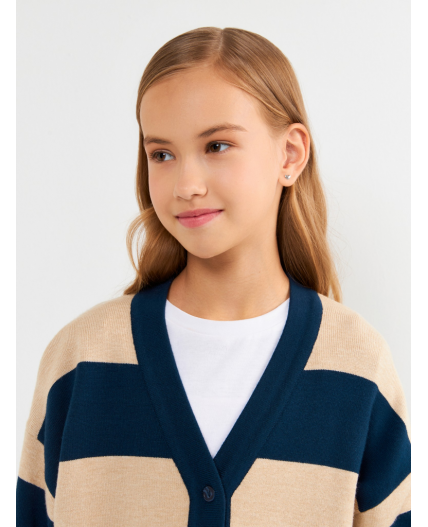 Кардиган детский для девочек Elvira полоска