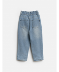 Брюки джинсовые (утепленные) детские для девочек Gervig синий