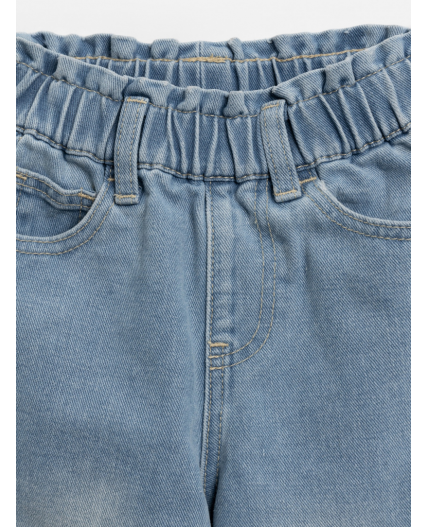 Брюки джинсовые (утепленные) детские для девочек Gervig синий