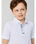 Сорочка-поло верхняя для мальчиков Mitch белоснежный