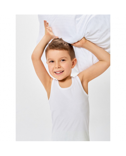 Мaйка детская для мальчиков Robertoro белый