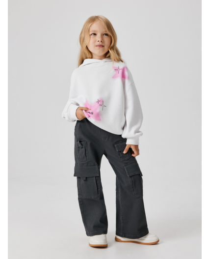 Брюки детские для девочек Tans серый