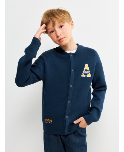 Кардиган детский для мальчиков Tobias темно-синий