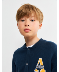 Кардиган детский для мальчиков Tobias темно-синий