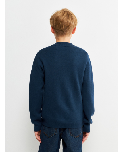 Кардиган детский для мальчиков Tobias темно-синий