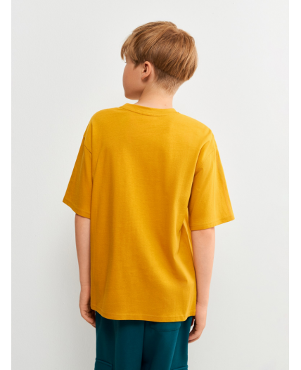 Футболка детская для мальчиков Baku охра