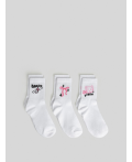 Носки детские в наборе из 3 пар Daiana белый