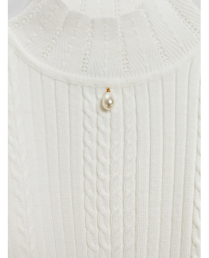 Свитер детский для девочек Empoli молочный