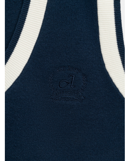 Жилет детский для девочек Pimmy темно-синий