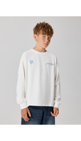 Джемпер детский для мальчиков Bonifaz белый