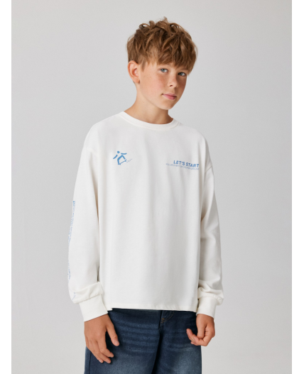 Джемпер детский для мальчиков Bonifaz белый