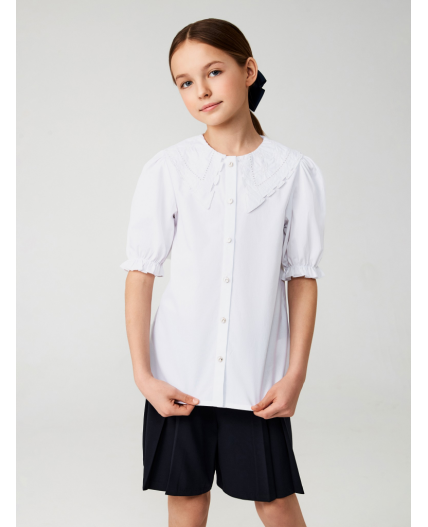 Блузка детская для девочек Brass белый
