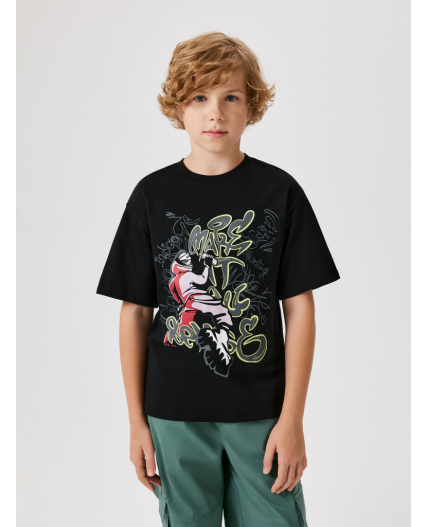 Футболка детская для мальчиков Cheddar черный