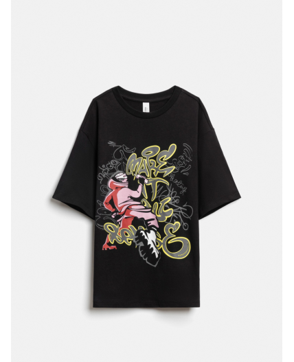 Футболка детская для мальчиков Cheddar черный