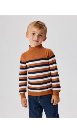 Свитер детский для мальчиков Lorano коричневый