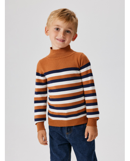 Свитер детский для мальчиков Lorano коричневый