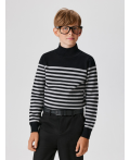 Свитер детский для мальчиков Lorano серая полоска
