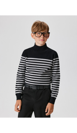 Свитер детский для мальчиков Lorano серая полоска