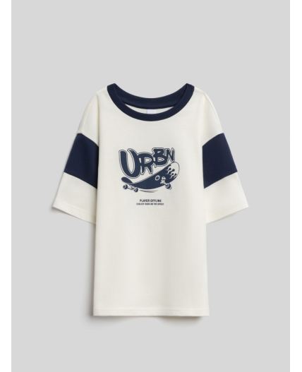 Футболка детская для мальчиков Pakipaki белый