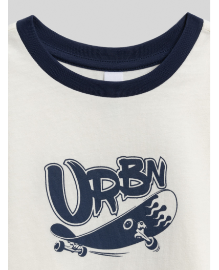 Футболка детская для мальчиков Pakipaki белый