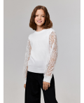 Джемпер детский для девочек Rebeca молочный