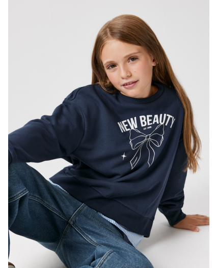 Джемпер детский для девочек Anisa темно-синий