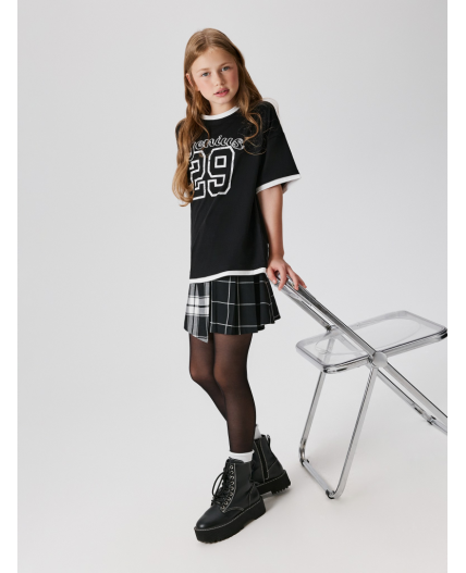 Футболка детская для девочек Dona черный