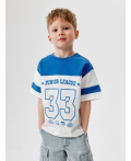Футболка детская для мальчиков Jabbar бело-голубой