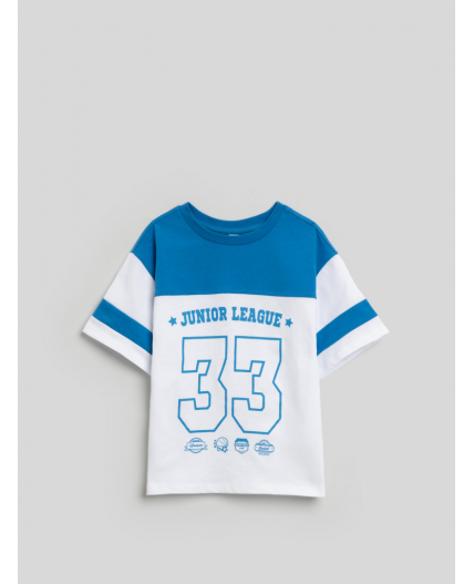 Футболка детская для мальчиков Jabbar бело-голубой