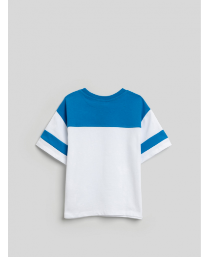 Футболка детская для мальчиков Jabbar бело-голубой