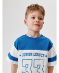 Футболка детская для мальчиков Jabbar бело-голубой