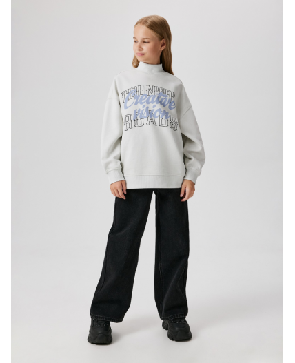 Джемпер детский для девочек Lidia серый