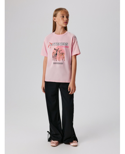 Футболка детская для девочек Martina розовый