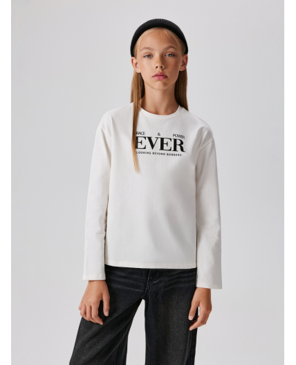 Джемпер детский для девочек Odette молочный