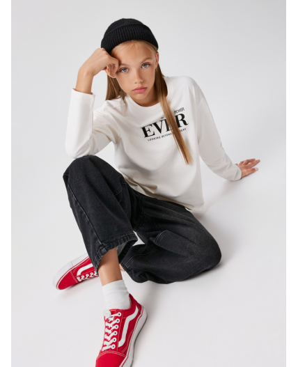 Джемпер детский для девочек Odette молочный