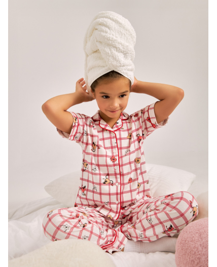Пижама детская для девочек Syaoming набивка