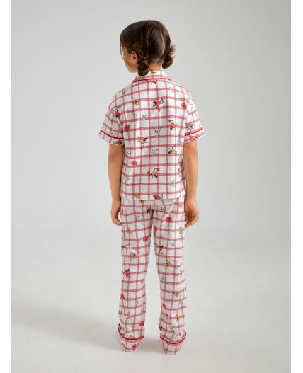 Пижама детская для девочек Syaoming набивка