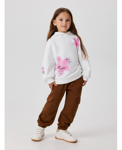 Брюки детские для девочек Tamara_pn коричневый