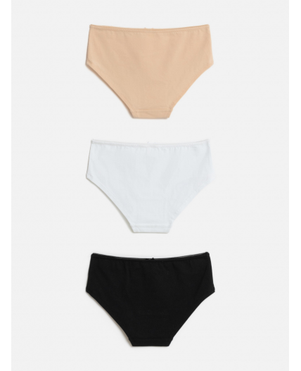 Трусы детские для девочек в наборе из 3шт Evan23 разноцветный