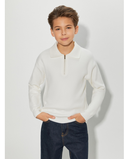 Джемпер детский для мальчиков Harold молочный