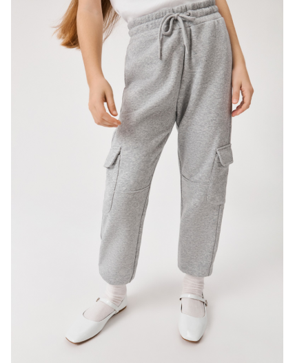 Брюки детские для девочек Kangri_pn серый меланж