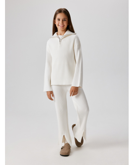 Джемпер детский для девочек Paty молочный