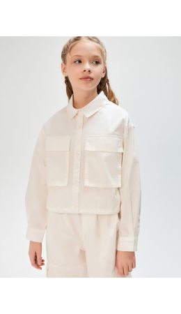 Жакет детский для девочек Swim_jac белый